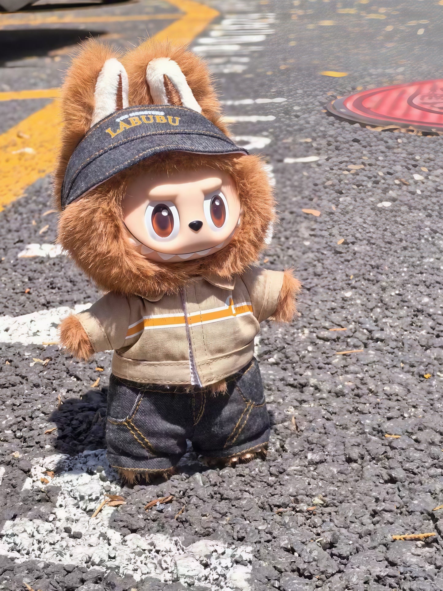 Pop Mart Labubu The Monsters Wacky Mart Series Vinyl Plush Hanging Card