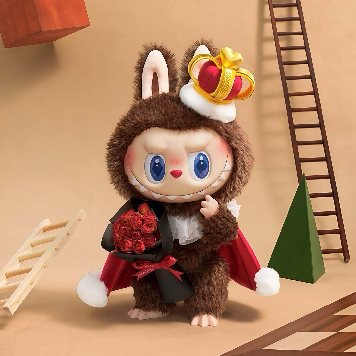 POP MART THE MONSTERS - Let's Checkmate Series-Vinyl Plush Doll LABUBU