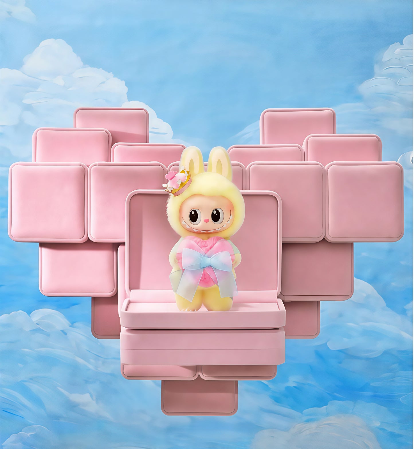 POP MART THE MONSTERS - Let's Checkmate Series-Vinyl Plush Hanging Card LABUBU