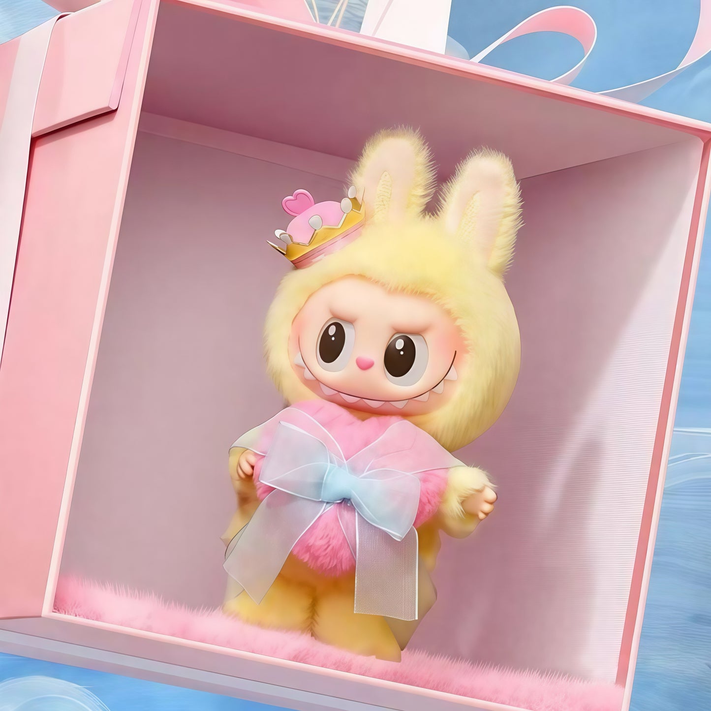 POP MART THE MONSTERS - Let's Checkmate Series-Vinyl Plush Hanging Card LABUBU