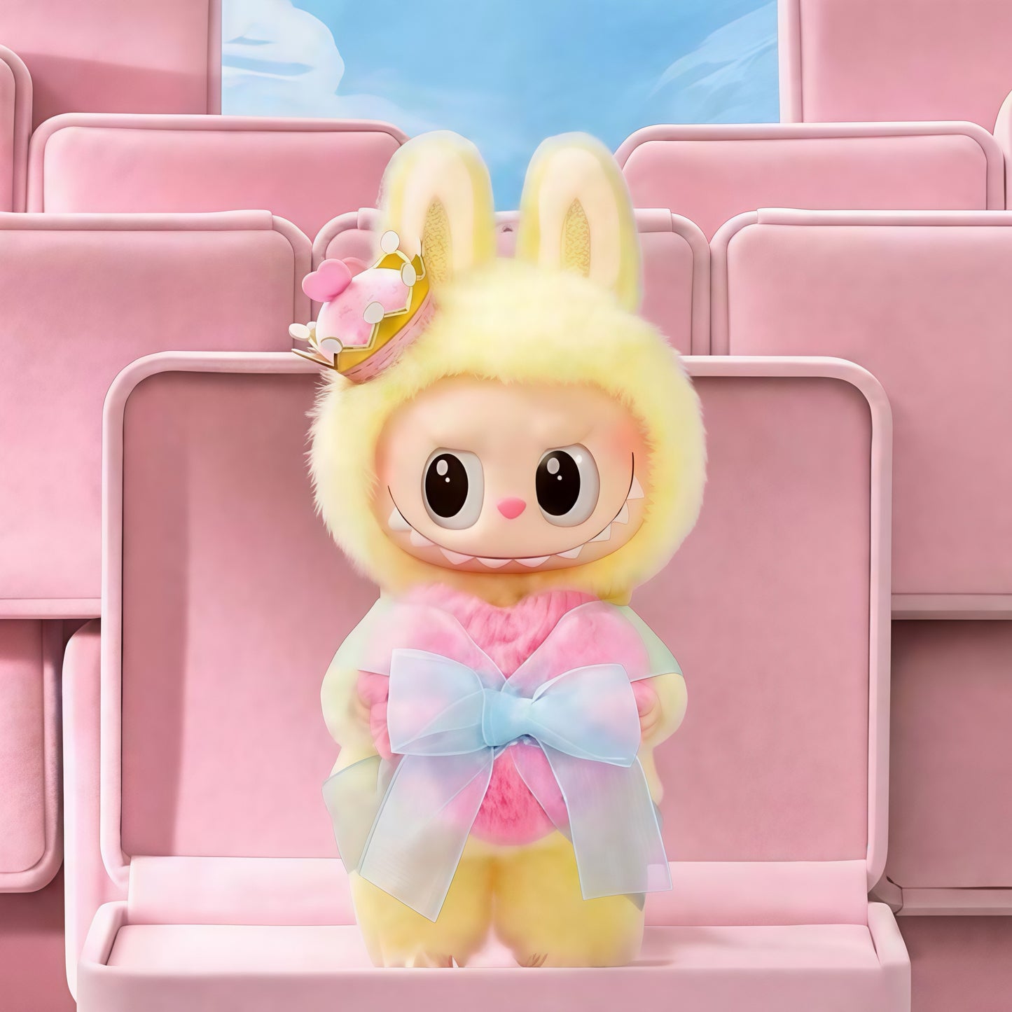 POP MART THE MONSTERS - Let's Checkmate Series-Vinyl Plush Hanging Card LABUBU