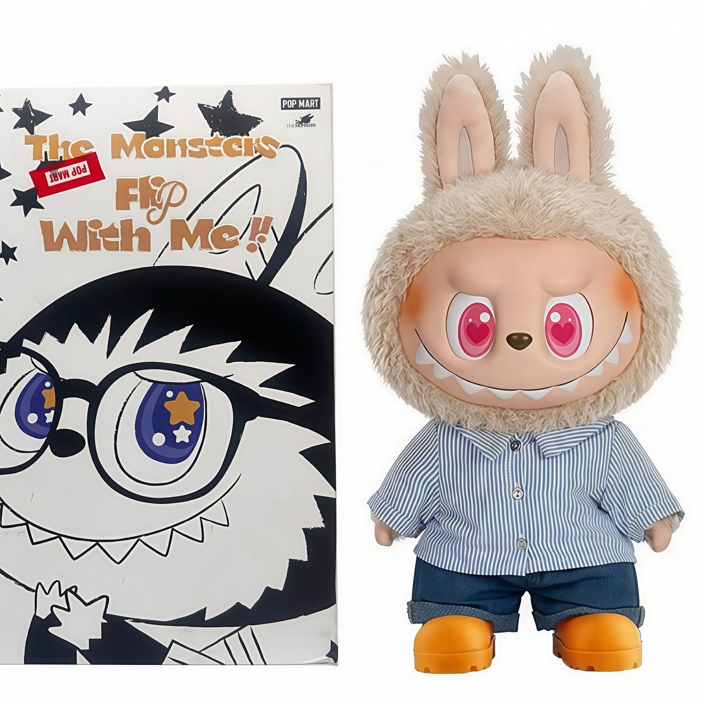 Pop Mart The Monsters - Flip With Me Vinyl Plush Doll LABUBU