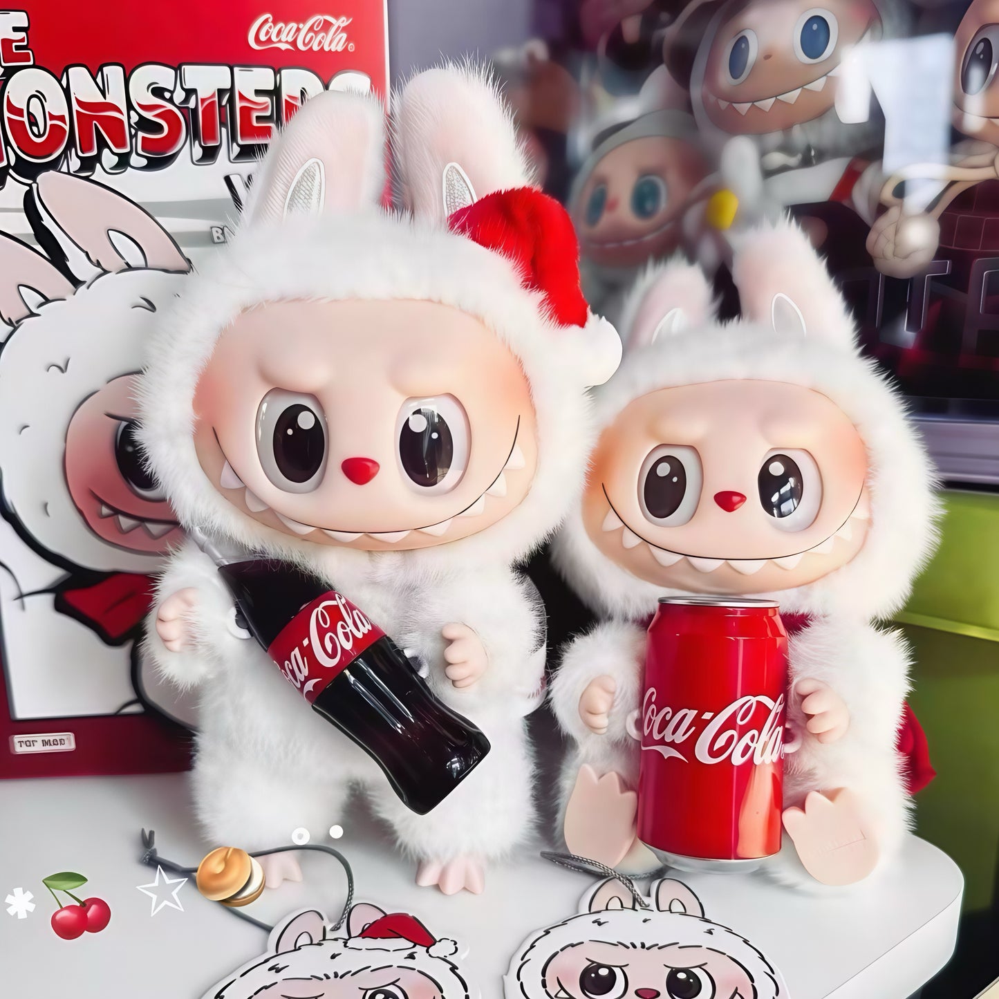 POP MART The Monsters - Coca Cola Series Surprise Shake Vinyl Plush Figure LABUBU